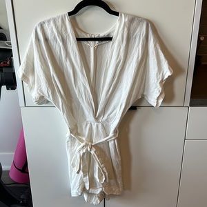 Urban outfitters white romper